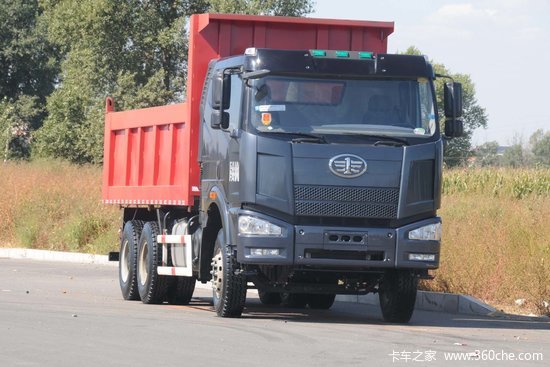 解放j6p重卡 350马力 6x4 6.2米自卸车(ca3250p66k2l2bt1e)