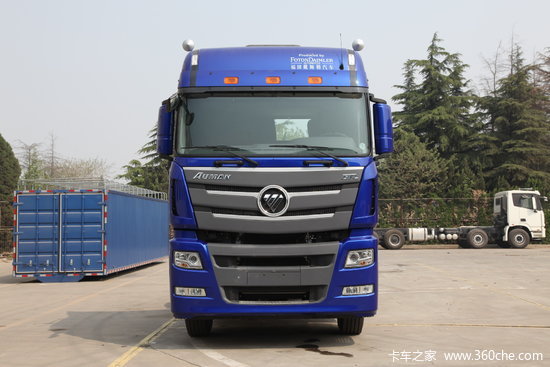 福田 欧曼gtl 6系重卡 430马力 6x4危险品牵引车(bj4259snfkb-xb)