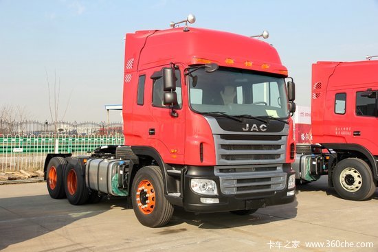 江淮 格尔发a5w重卡 336马力 6x4牵引车(hfc4251p1k5e33qf)