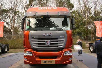 联合卡车u400重卡2015款k金版400马力6x4lng牵引车sqr4252n6zt4