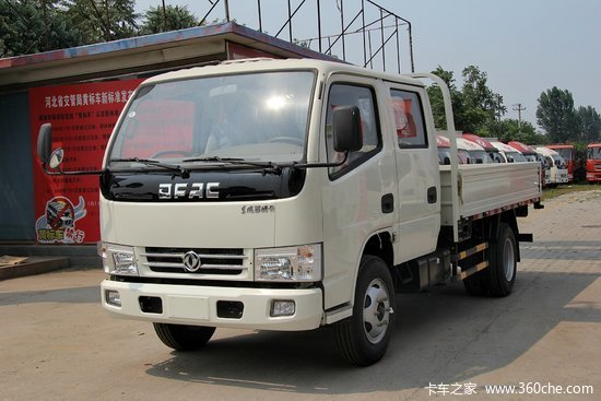 东风 多利卡d6 102马力 3.8米双排栏板轻卡(dfa1070d35d6)