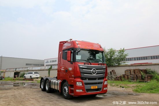 福田 欧曼gtl 6系重卡 超能版 380马力 6x4牵引车(bj4