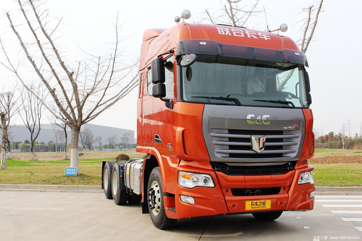 【图】联合卡车 u480重卡 480马力 6x4牵引车(富华单减桥(sqr4251d6z