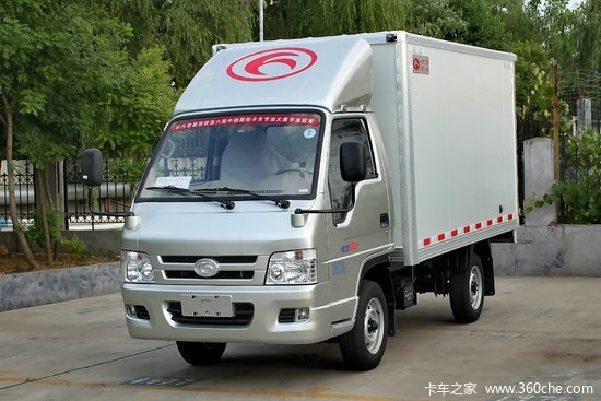 福田时代 驭菱vq2 87马力 汽油 3.3米单排厢式微卡(bj5032xxy-b4)