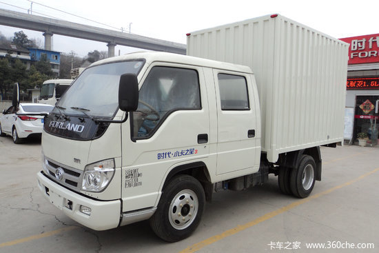 福田时代小卡之星382马力27米双排厢式微卡bj5036xxyb3报价