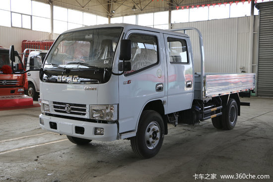 东风多利卡d6s115马力327米双排栏板轻卡eq1070d3bdf