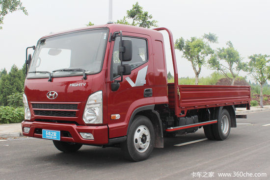 现代商用车 盛图h1 129马力 3.82米排半栏板轻卡(chm1042gdc33v)