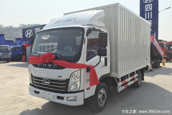 现代商用车致道300m129马力418米单排厢式轻卡cnj5041xxyzdb33v报价