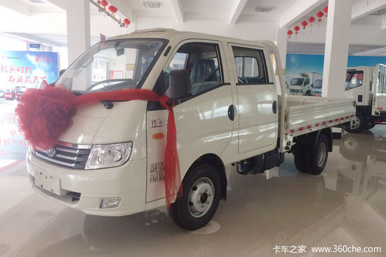 货车报价 福田时代 康瑞k1 68马力 3米双排栏板轻卡(bj1036v4ab4-p3)