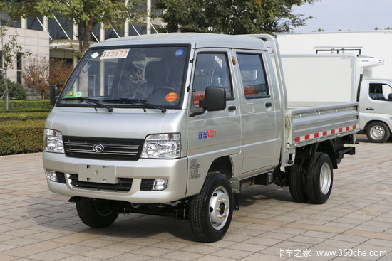 福田时代驭菱vq12017款12l86马力汽油cng25米双排栏板微卡bj1030v4av4