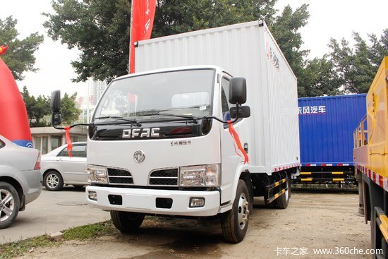 东风 福瑞卡f4 98马力 4.17米单排厢式轻卡(锡柴)(eq5041xxy3bdfac)
