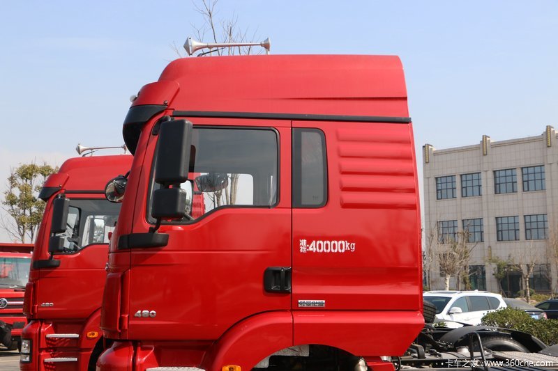 【图】陕汽商用车 轩德x3 轻量化版 480马力 6x4 牵引车(sx4250x3l)