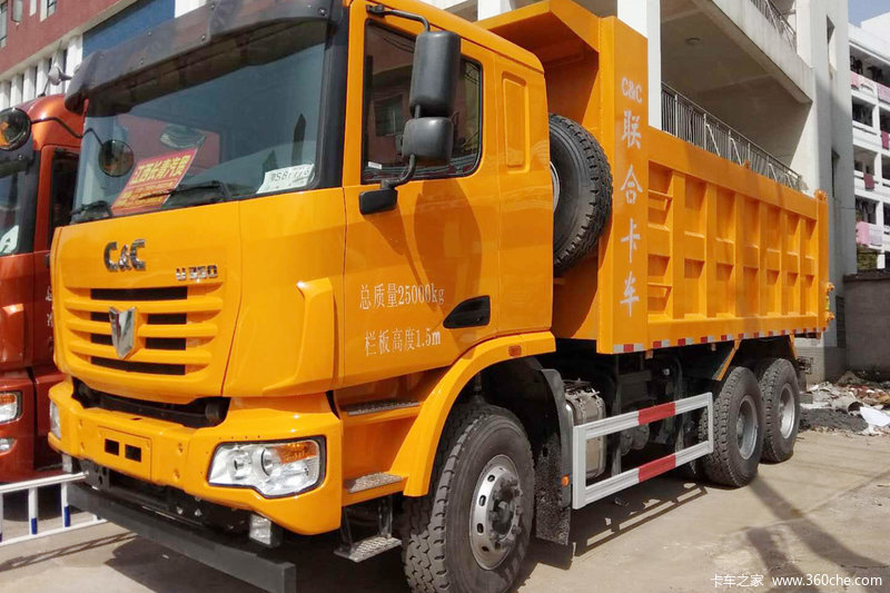 【图】联合卡车 u350 350马力 6x4 5.8米自卸车(12挡)