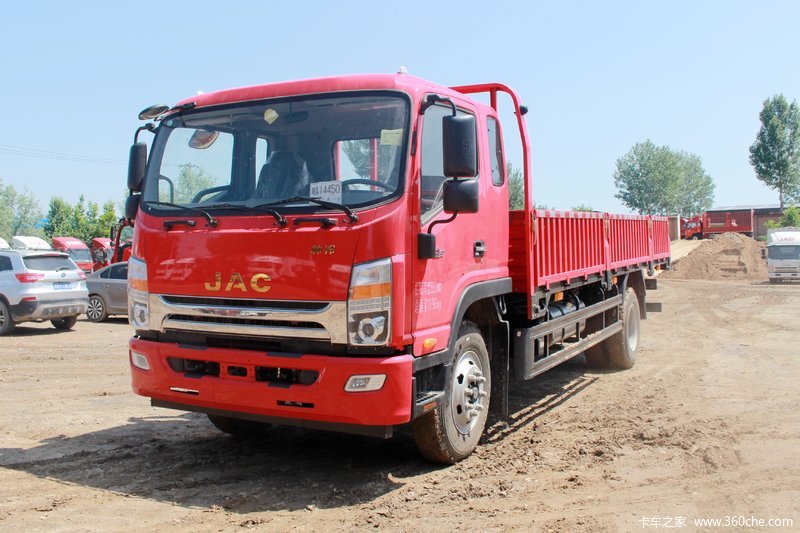 【图】江淮 帅铃q9 160马力 6.8米排半栏板载货车(hfc