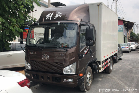 解放j6f150马力54米排半厢式轻卡259后桥ca5105xxyp40k2l4e5a84