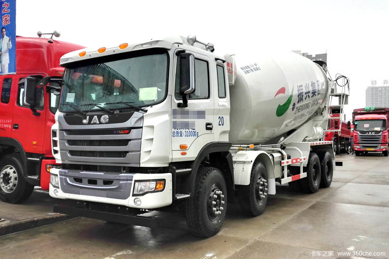 【图】江淮 格尔发k3w 375马力 8x4 混凝土搅拌车(hfc