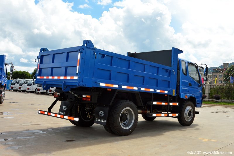 【图】时骏 d550 130马力 4x2 3.7米自卸车(lfj30411)