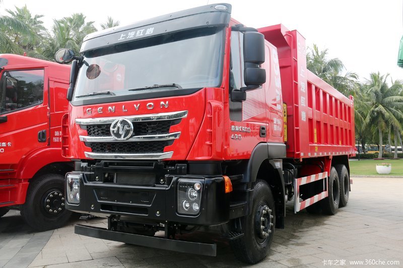 【图】上汽红岩 杰狮c500 430马力 6x4 6米自卸车(cq5256zljhxdg424l)