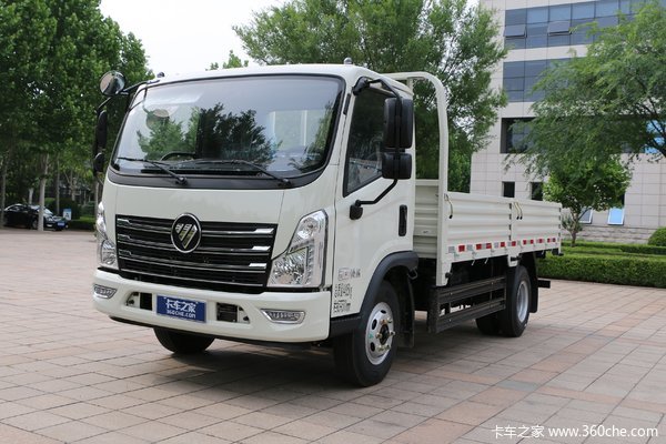 福田 时代领航 130马力 4.2米单排栏板轻卡(bj1043v9jba-bg)9.
