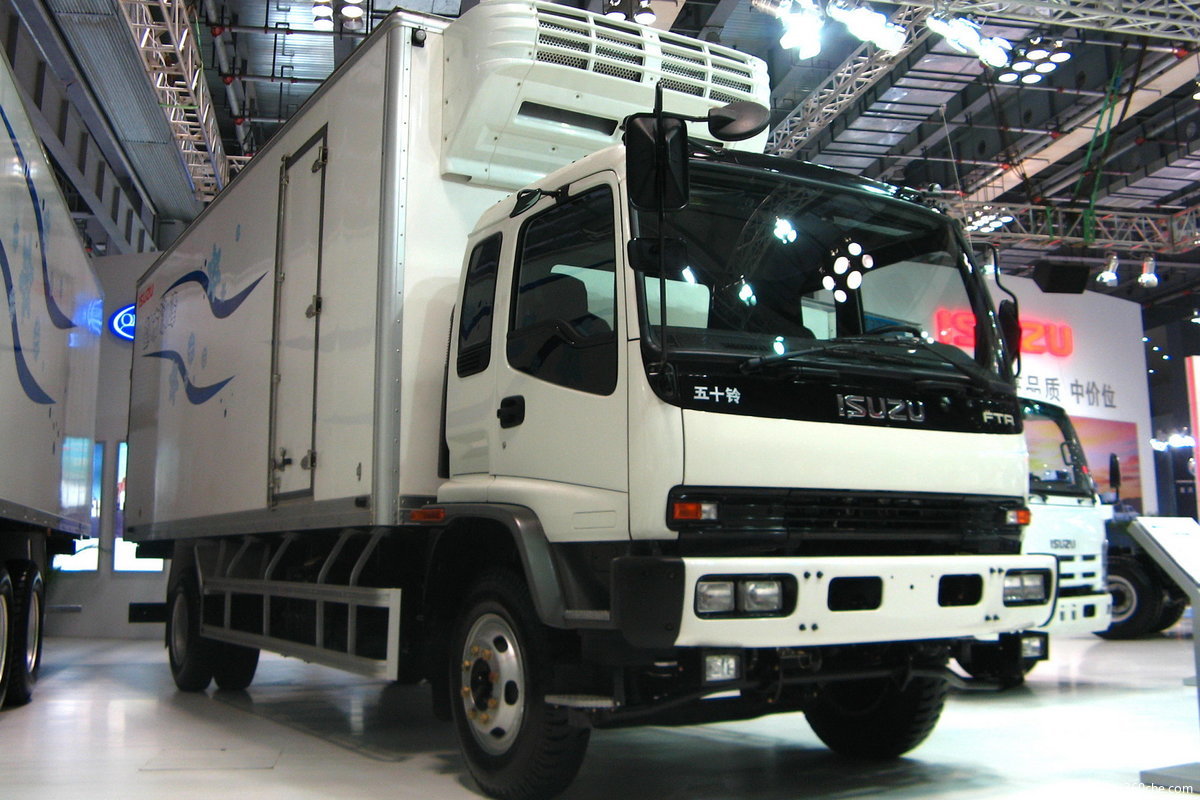 【图】庆铃 五十铃ftr 175马力 4x2 冷藏车(ql5140xl)