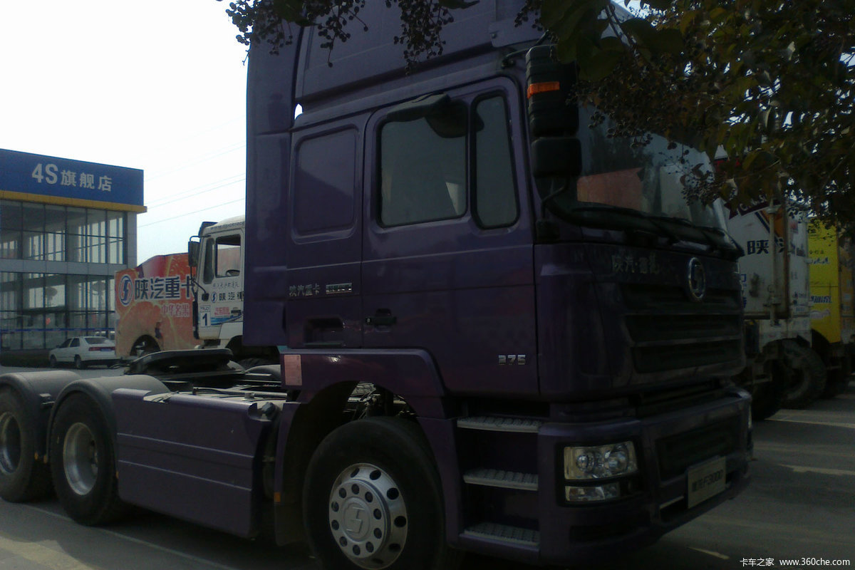 【图】陕汽 德龙f3000重卡 375马力 6x4 牵引车(sx42)