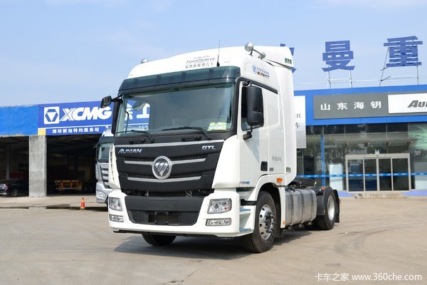 欧曼510gtl自动挡,欧曼gtl510自动挡图片 福田 欧曼gtl 快递之星 6系重卡 460马力 4x2 amt自动挡牵引车(bj4189