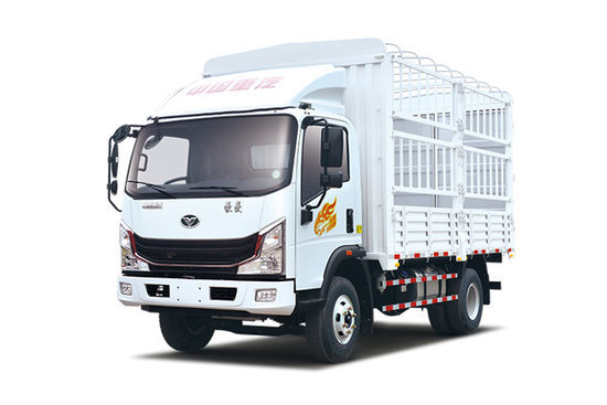 中国重汽豪曼h3156马力415米单排仓栅式轻卡zz5048ccyg17eb3