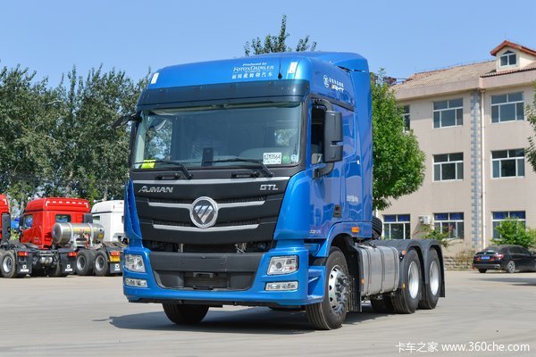 福田 欧曼gtl 6系重卡 510马力 6x4牵引车(bj4259snfkb-aa,该车型