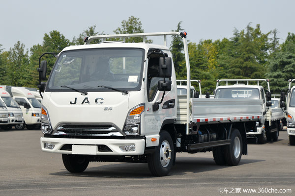 康铃3.8米小货车,江淮康铃小货车报价 江淮 康铃j5 132马力 4.18米单排仓栅式轻卡(国六(h