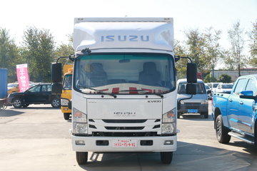 庆铃五十铃kv100120马力413米单排厢式轻卡国六气刹ql5080xxybuha