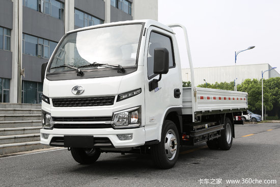 上汽跃进 福运s80 4.3t 3.65单排纯电动栏板微卡(国六