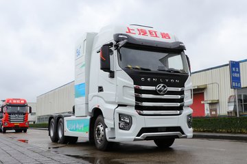 上汽红岩杰狮h6标载版18t4x2纯电动牵引车cq4180bevss441b282kwh