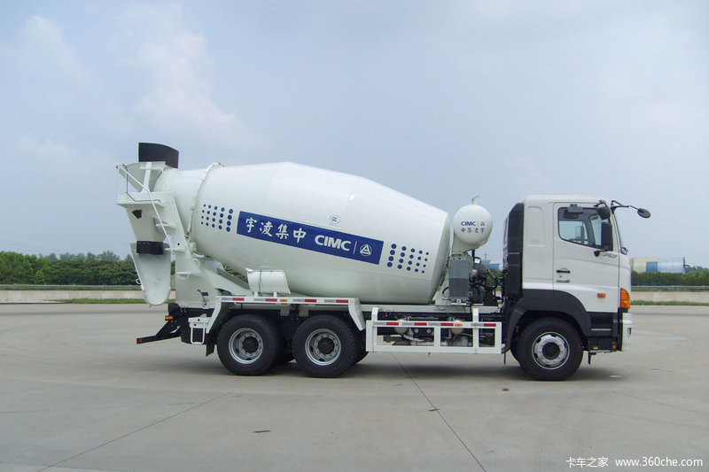 【图】广汽日野 700系列 410马力 6x4 混凝土搅拌车(凌宇牌)(cly5253