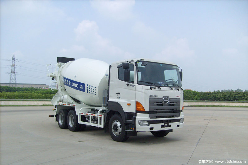 【图】广汽日野 700系列 410马力 6x4 混凝土搅拌车(凌宇牌)(cly5253