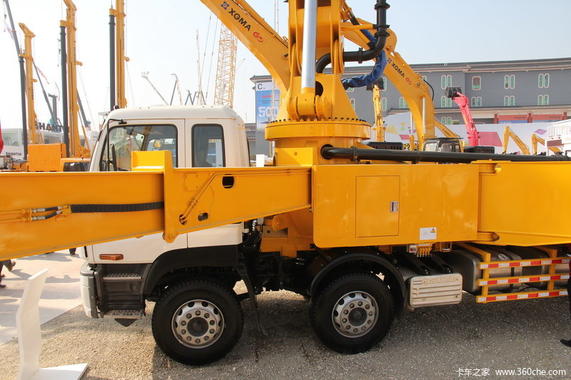 【图】厦工 混凝土泵车(五十铃13米底盘)_实拍图片_101265_卡车之家