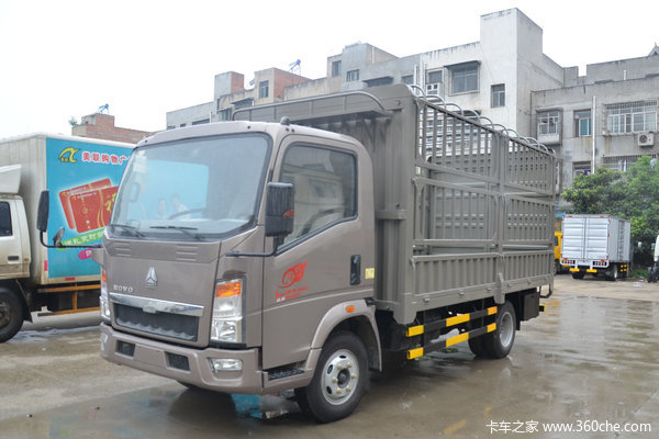 中国重汽HOWO 悍将 115马力 4.2米单排仓栅轻卡