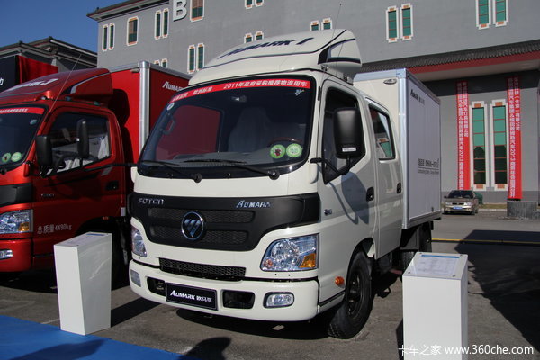 福田 欧马可1系 118马力 2.7米双排厢式轻卡(BJ5041V8DD4-FA)