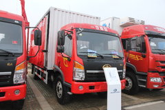 青岛解放 赛龙中卡 164马力 4X2 6.8米排半厢式载货车(CA1169PK2L2E4A80)