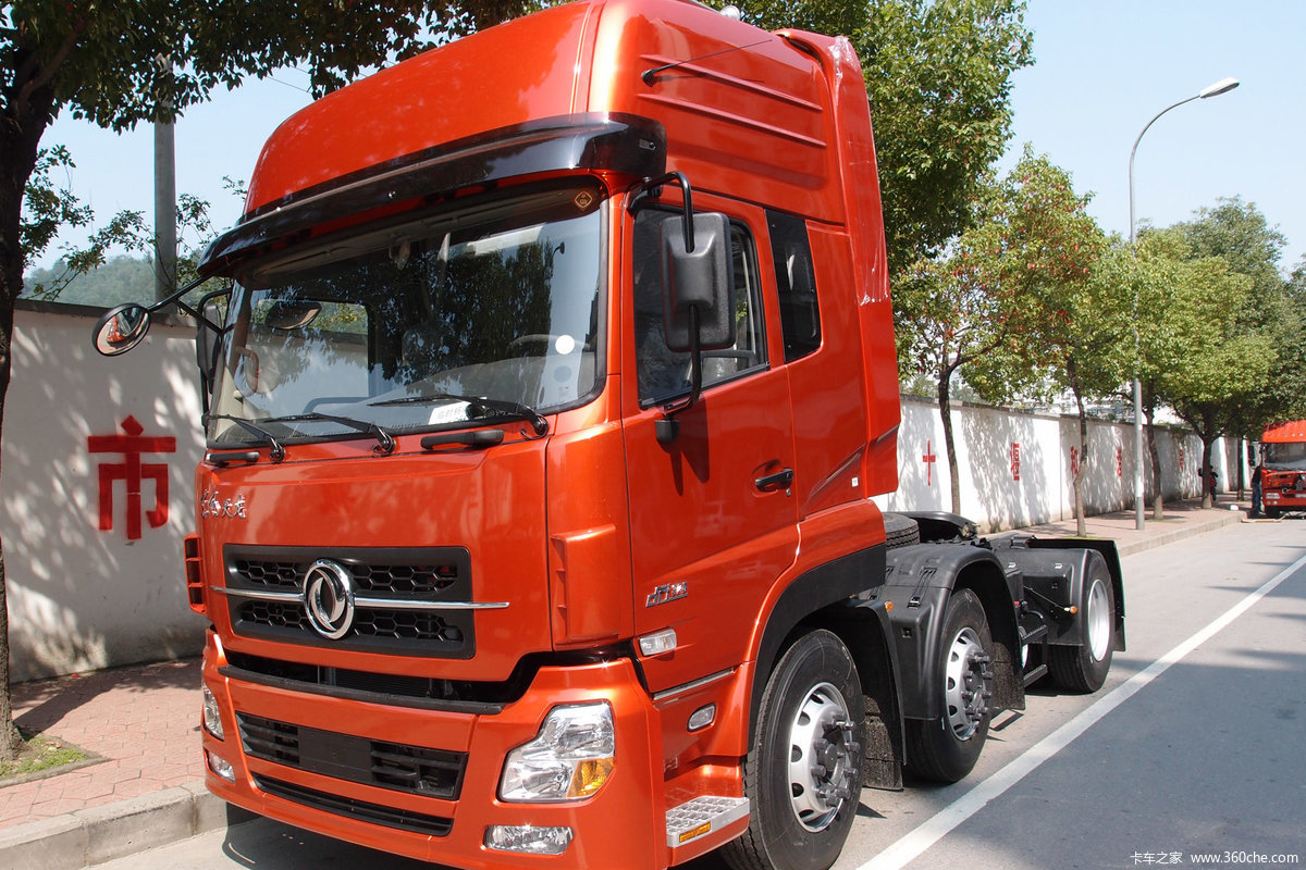 【图】东风商用车 天龙重卡 375马力 6x2 牵引车(dfl4240ax2b)_实拍