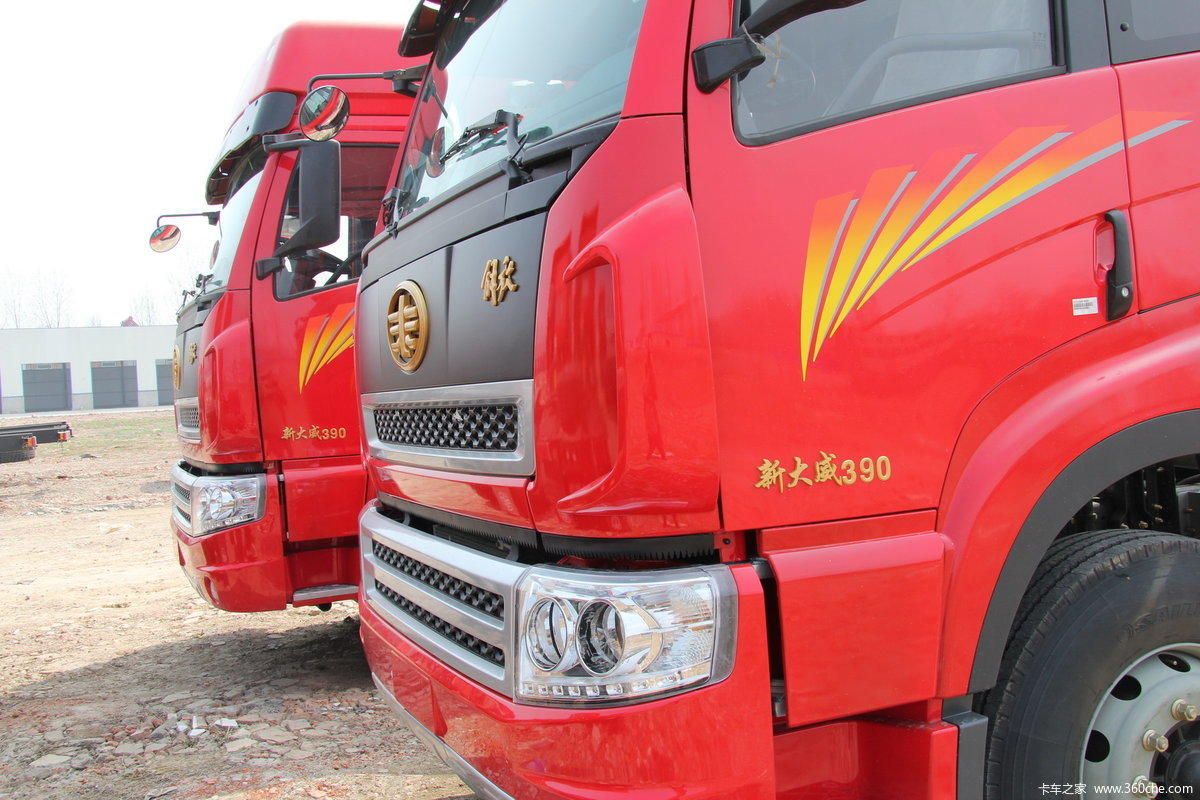 【图】青岛解放 新大威重卡 390马力 6x4 牵引车(ca4258p2k2t1ea81)