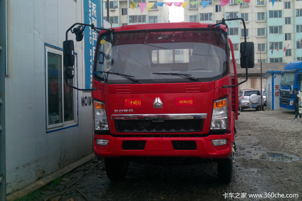 中国重汽HOWO 悍将 156马力 4.165米单排栏板轻卡(ZZ1047G3315E145)