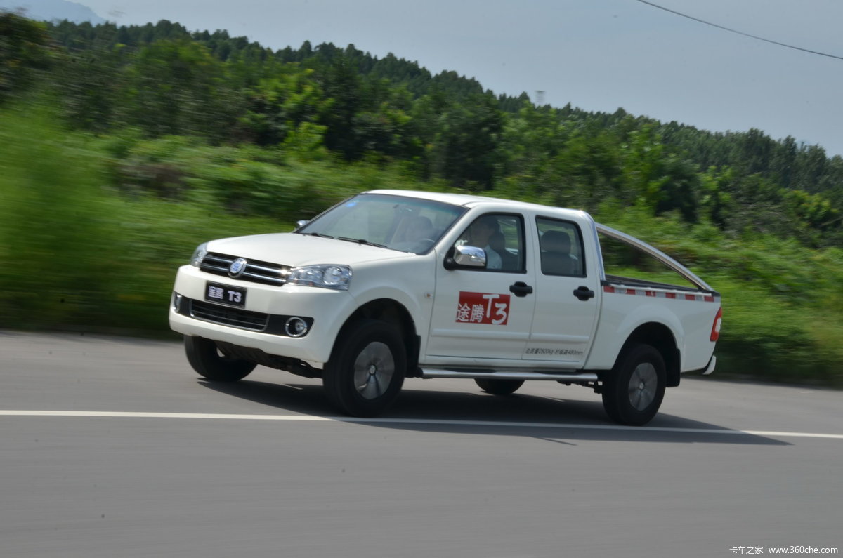恒天汽车 途腾t3 2013款恒天 途腾t3 商务版 2.8l柴油 双排皮卡 外观