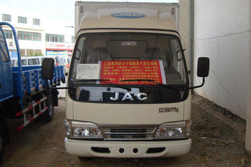 江淮 大好运中卡 140马力 4X2 排半 6.2米厢式载货车(HFC5101XXYP91K1D4)