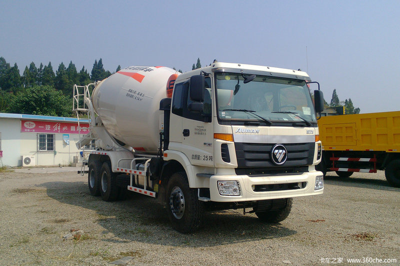 【图】福田 雷萨 340马力 6x4 混凝土搅拌车(bj5252gjb-4)_实拍图片