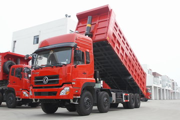 东风商用车 大力神重卡 385马力 8X4 7.8米自卸车(高顶)(DFL3318A12)