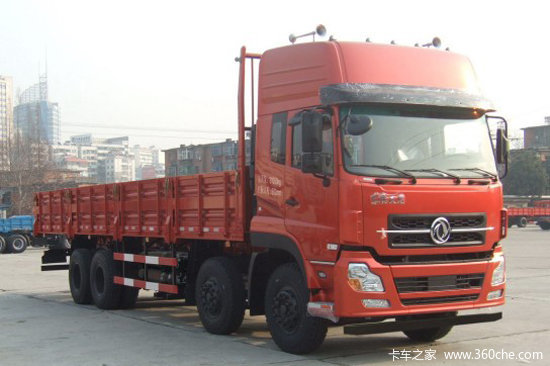 东风商用车 天龙重卡 340马力 8X4 9.6米LNG载货车