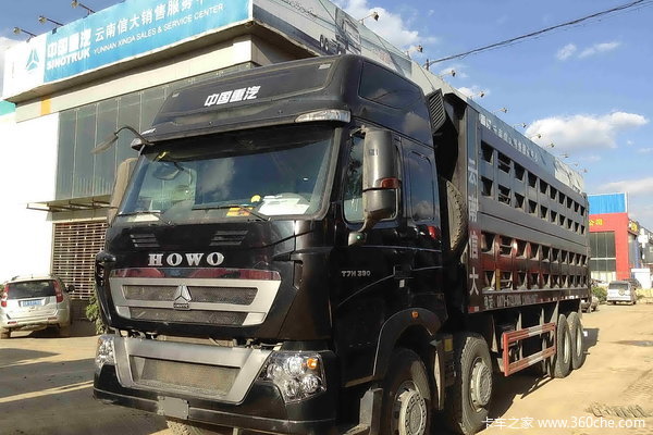 中国重汽 HOWO-T7H重卡 390马力 8X4 8.5米自卸车(ZZ3317V466HC1)