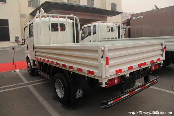 中国重汽HOWO 悍将 科技版 经典款 116马力 3.65米单排栏板轻卡(ZZ1047C2813E145)