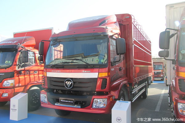福田 欧马可5系中卡 170马力 4X2 6.75米仓栅式载货车(BJ5139CCY-F1)