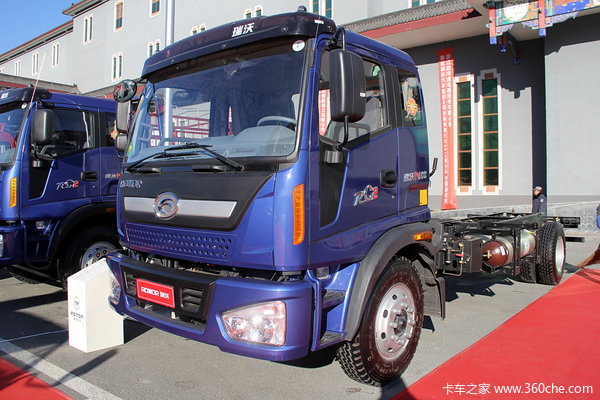 福田 瑞沃中卡 180马力 4X2载货车底盘(BJ1165VKPHK-1)